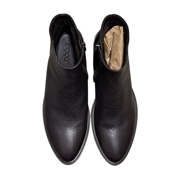 Ecco Women's Shape 35 Sartorelle Western Goth Blacked Heel Mid Ankle Boots S 7.5 - Picture 12 of 17